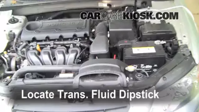 2009 Hyundai Sonata GLS 2.4L 4 Cyl. Liquide de transmission Rajouter du liquide